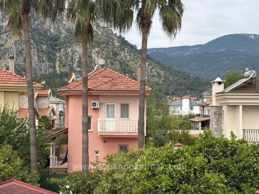 3+1 Villa Zum Verkauf Auf Einem 500 M² Großen Grundstück In Dalyan Gülpınar