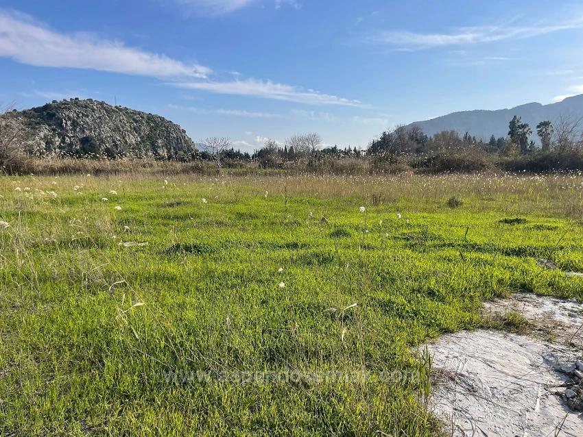 6800 M² Großes Grundstück In Dalyan Zu Verkaufen, 5% Wohnbebauungszone.