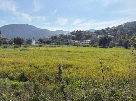 2.023 M² Großes Grundstück In Çandır Village, Köyceğiz, Zu Verkaufen, Mit Miteigentum Und Freiwilliger Aufteilung.