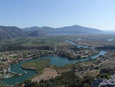 Maras In Dalyan Zum Verkauf In Dalyan 7300M2 %5 Grundstück Zum Verkauf