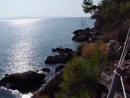 Beachfront Bungalow Zum Verkauf In Akbuk, Die Durch Das Meer Auf Einem Grundstück Von 800M2-Villa Zum Verkauf Turnalı