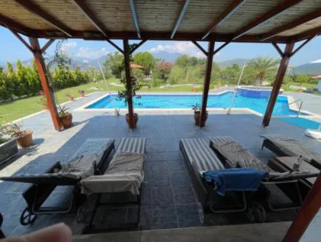 Dalyan 4 1 Luxusvilla Zum Verkauf In 7000M2 Grundstück