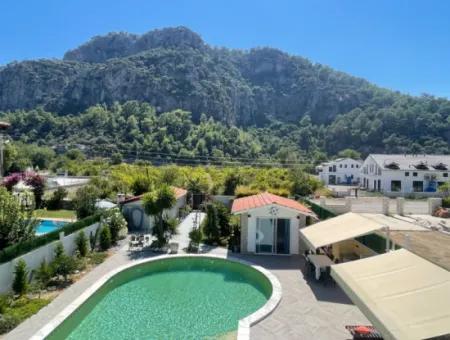 4 1 Villa Zum Verkauf In 720M2 Grundstück In Dalyan Gülpınar