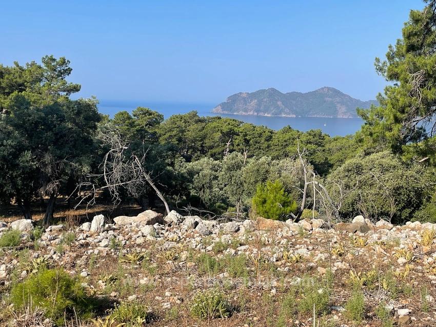 Bargain Real Estate Land For Sale With Sea View In Ekincik Çandır Arasın