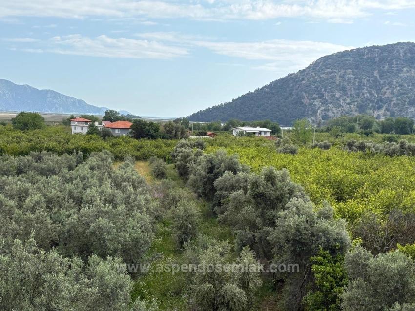 In Çandır, 1.721M2 Land For Sale With Sea And Lake View