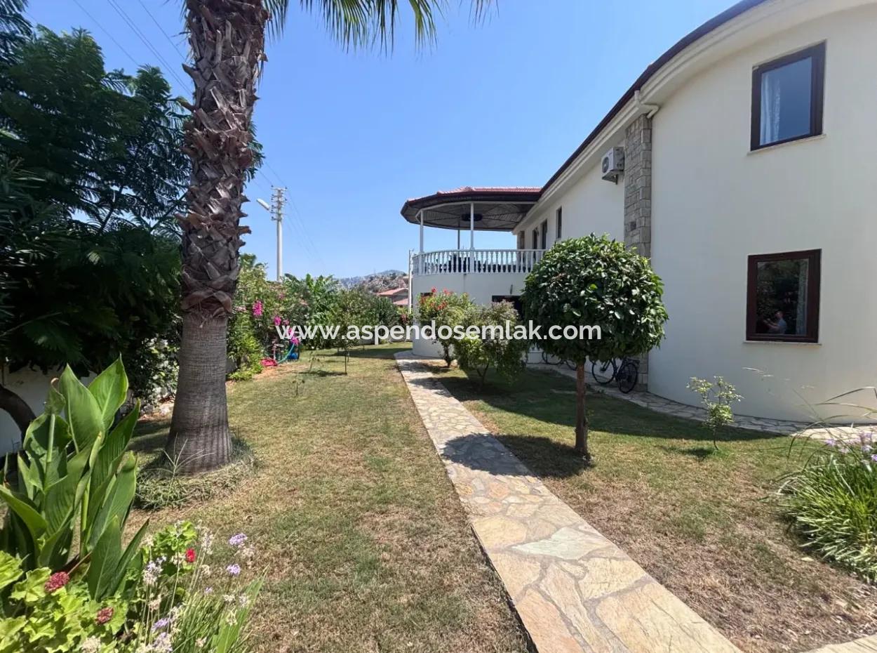 5 1 Villa For Sale In Dalyan Maraş For 980M2 Plot On The Corner