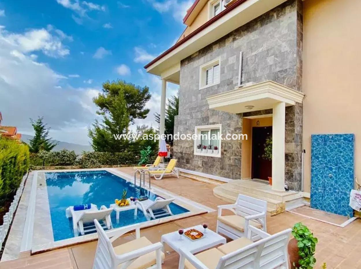 4+1 Villa For Sale In Fethiye Ovacik