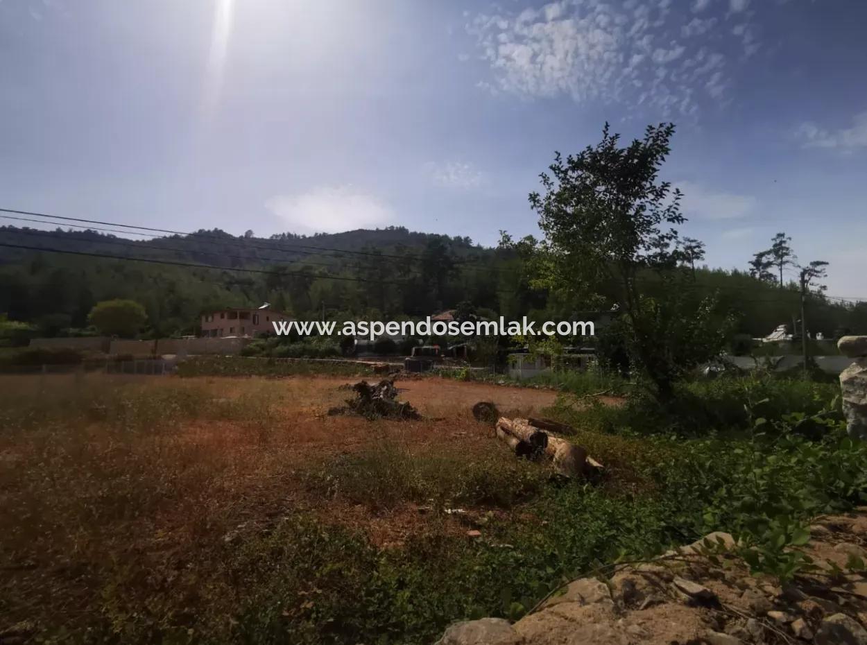 1245M2  Land For Sale In Marmaris Çamlı