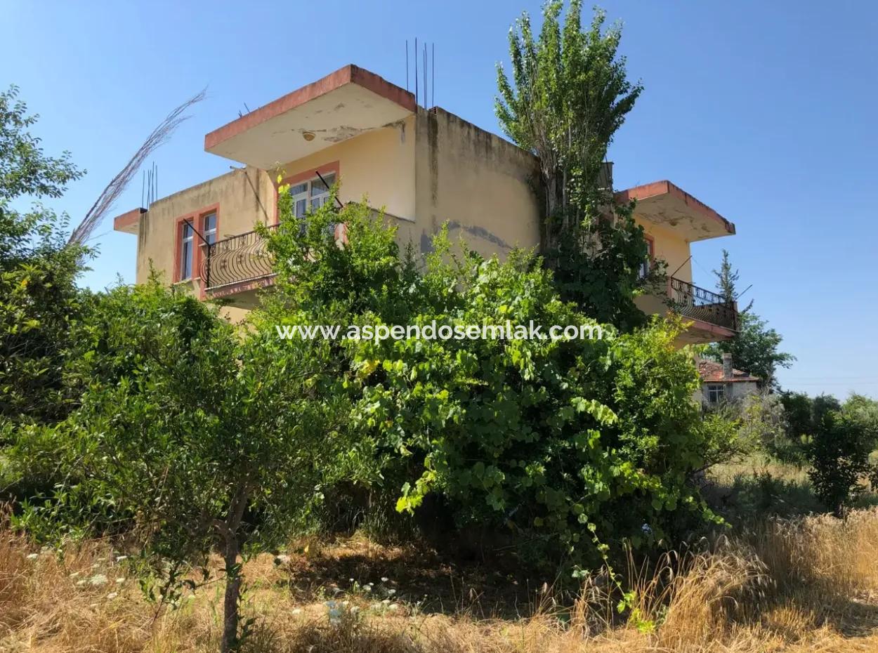 2 Storey House Villa For Sale In 727M2 Land In Seydikemer