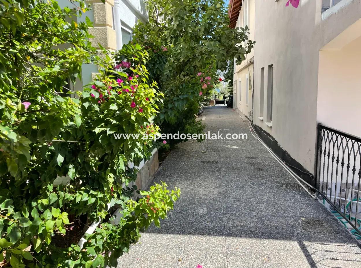 Apart Hotel For Sale In 448M2 Plot Of Land Near The Sea In Selimiyede With Sea View