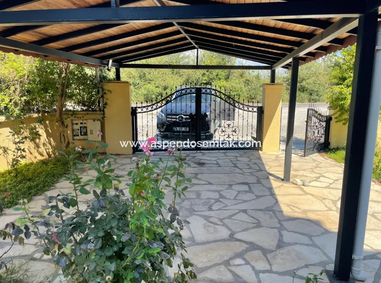 3 1 Villa For Sale In 600M2 Plot In Dalyan Gülpınar