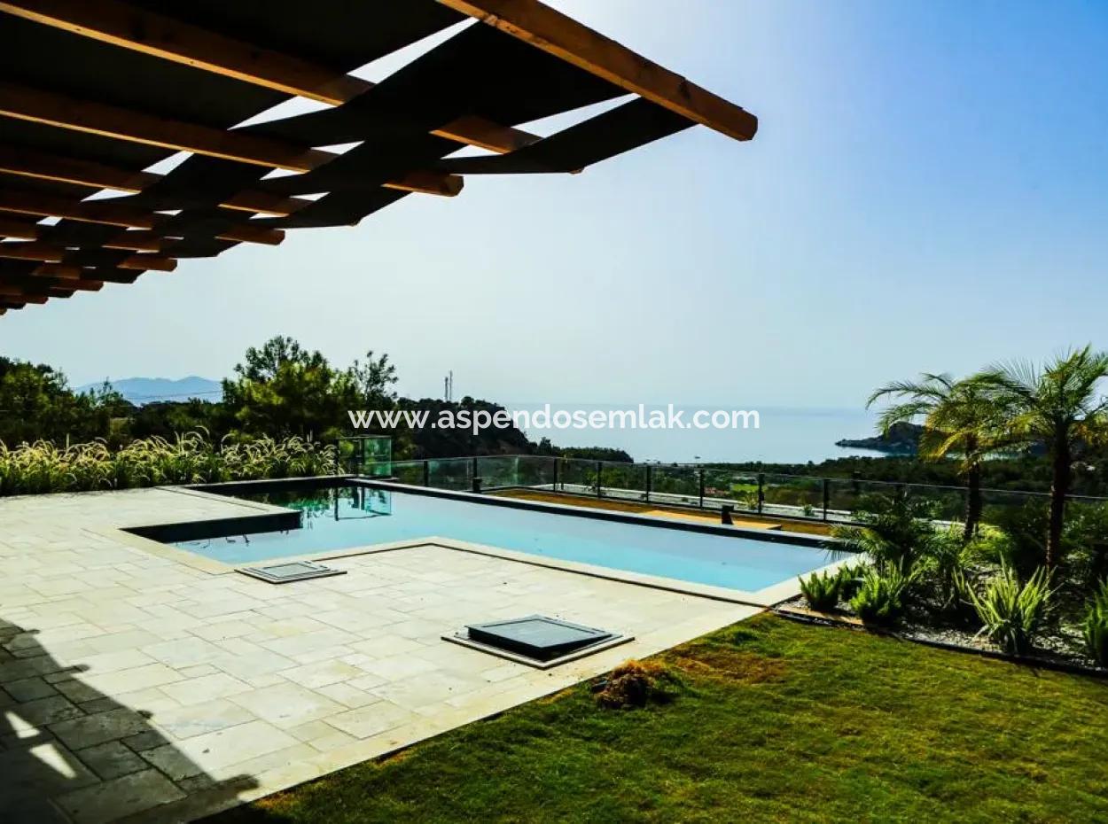 Stone Villa For Sale With Sea View In Sarigerme
