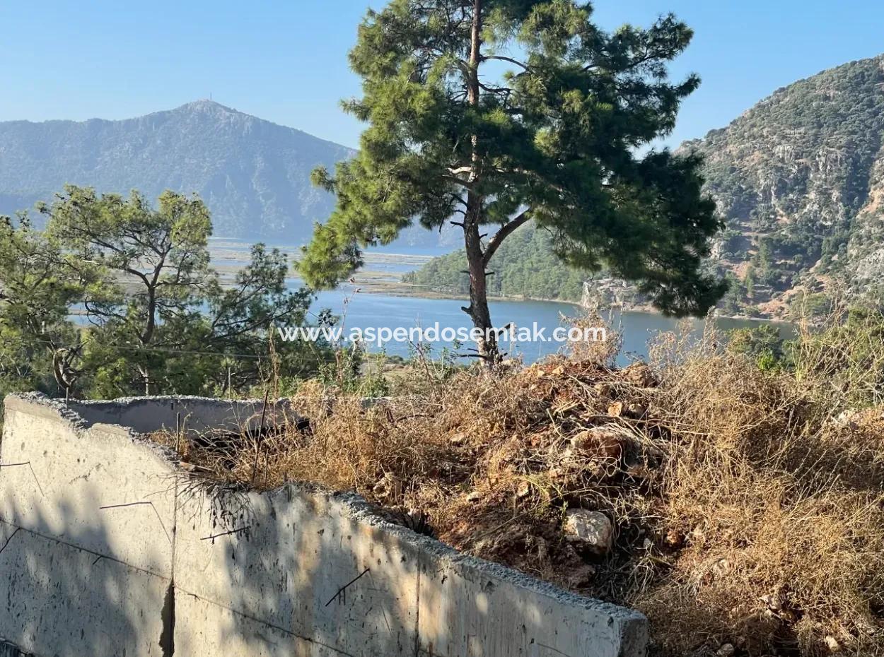 Çandır Full Sea And Lake View 500M2 2B Field For Sale