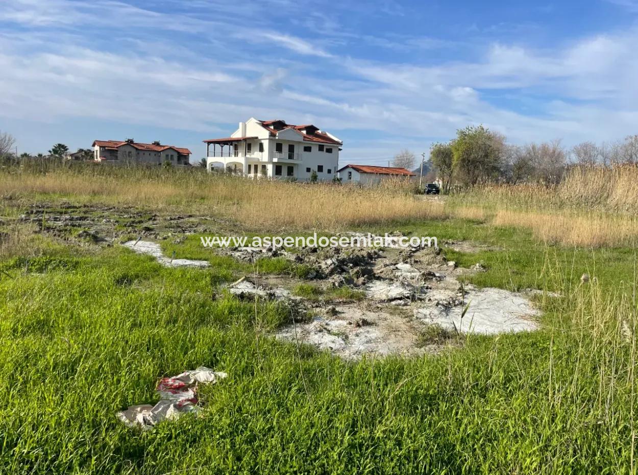 6800 M2 Land For Sale In Dalyan With 5% Residential Zoning