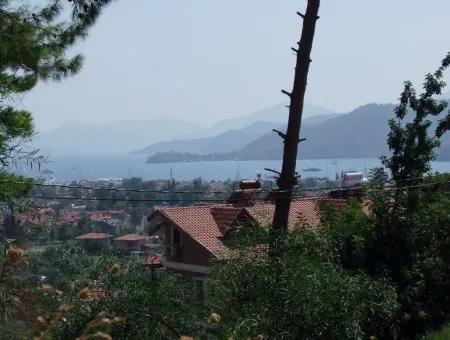 Land For Sale In Gocek Fethiye Göcekde 2017M2 Land For Sale With Full Sea View