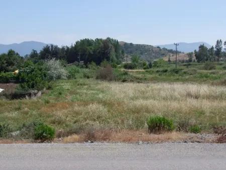 Commercial Plot 2500M2 Plot For Sale Bargain For Sale In Fethiye From The Main Road To Zero