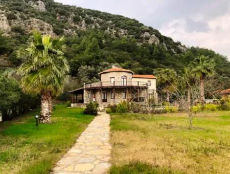 Villa For Sale In Dalyan In 3500M2 Plot