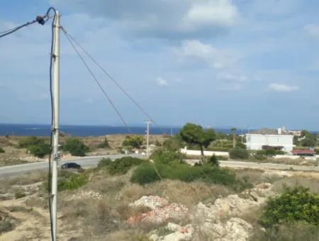 Land For Sale In Çeşme Dalyan Neighborhood With Full Sea View 1176M2 Zoning