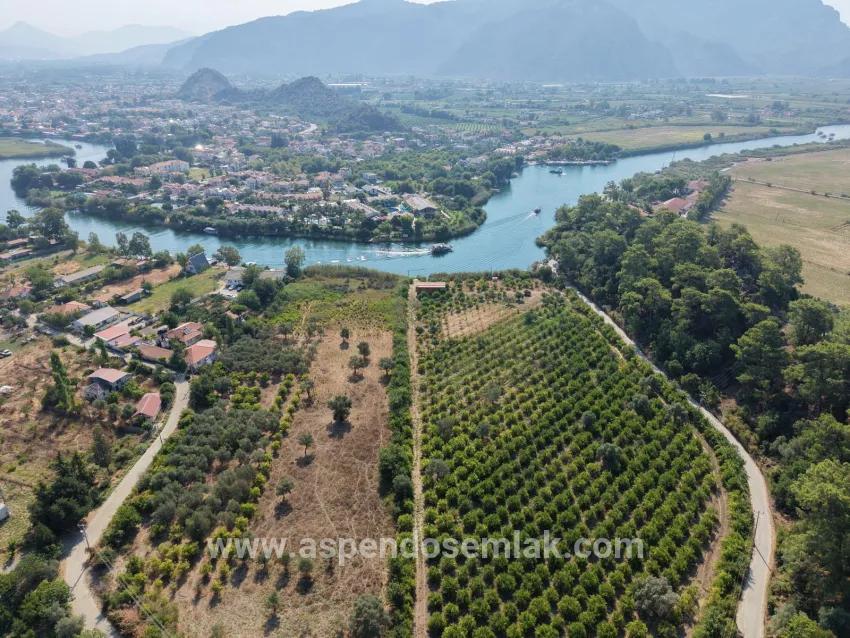 Köyceğiz Çandır Mahallesinde kanala sıfır 20.000m2 satılık tarla