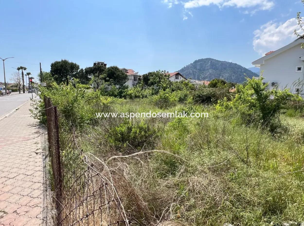 Dalyan Gülpınar'da Ana Yol Üzerinde 916M2 Ticari Ve Konut İmarlı Satılık Arsa