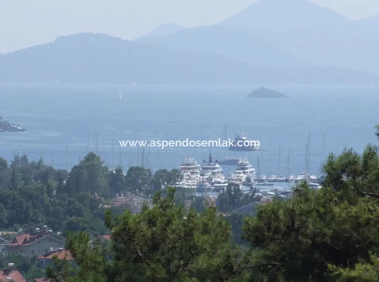 Göcekde Satılık Arsa Fethiye Göcekde 1000M2 Full Deniz Manzaralı Satılık Arsa