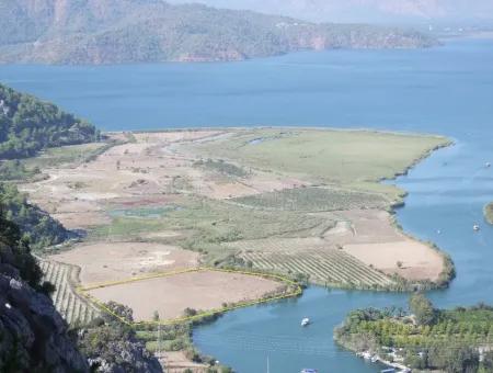 Çandır Satılık Arsa Köyceğiz Çandır Mahallesinde Kanala Sıfır Satılık Arsa Tarla