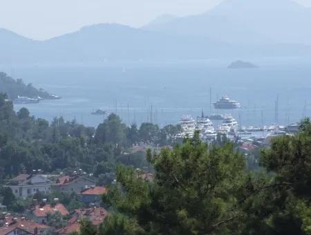 Göcekde Satılık Arsa Fethiye Göcekde 1020M2 Full Deniz Manzaralı Satılık Arsa