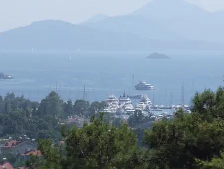 Göcekde Satılık Arsa Fethiye Göcekde 1000M2 Full Deniz Manzaralı Satılık Arsa