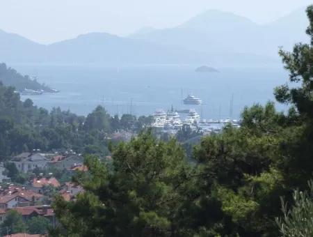 Göcekde Satılık Arsa Fethiye Göcekde 1000M2 Full Deniz Manzaralı Satılık Arsa