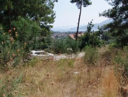 Göcekde Satılık Arsa Fethiye Göcekde 1000M2 Full Deniz Manzaralı Satılık Arsa