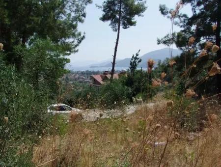 Göcekde Satılık Arsa Fethiye Göcekde 1000M2 Full Deniz Manzaralı Satılık Arsa