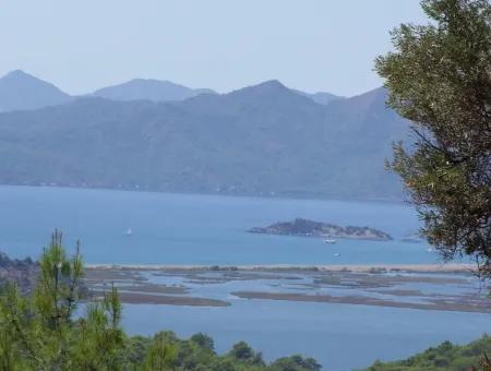 Gökbel Satılık Arsa  Ortaca Gökbel 998M2 Deniz Manzaralı Satılık Arsa
