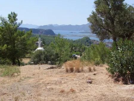 Gökbel Satılık Arsa  Ortaca Gökbel 998M2 Deniz Manzaralı Satılık Arsa