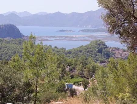 Gökbel Satılık Arsa  Ortaca Gökbel 998M2 Deniz Manzaralı Satılık Arsa